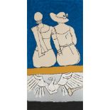 Maqbool Fida Husain (India 1913-2011), Serigraph from OPCE series, ed. 119/125, signed, lower right,