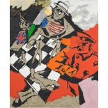 Maqbool Fida Husain (India 1913-2011), Serigraph from OPCE series, ed. 5/125 116.8 x 91.4 cm