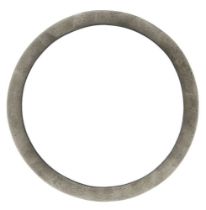 A Sikh watered steel quoit (chakram), Punjab, North India, 19th century, of circular form with sharp