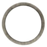 A Sikh watered steel quoit (chakram), Punjab, North India, 19th century, of circular form with sharp