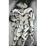 Maqbool Fida Husain (India 1913-2011), Serigraph from OPCE series, ed. 40/125 101.6 x 66.1 cm