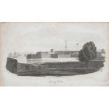 A lithograph of Bombay Castle1809, after W Westall, published by Joyce Gold 103, Shoe Lane, Fleet