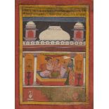 PROPERTY FROM AN IMPORTANT PRIVATE COLLECTION An illustration to a Ragamala series: Raga Malkaus,