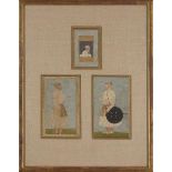 PROPERTY FROM AN IMPORTANT PRIVATE COLLECTION Three portraits of the Mughal Emperor Aurangzeb (