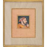 A portrait of Raja Amar Singh II (1698-1710), Mewar, Udaipur, circa 1700, gouache on paper