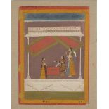 PROPERTY FROM AN IMPORTANT PRIVATE COLLECTION An illustration to a Ragamala series, Malwa,
