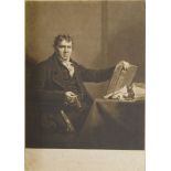 Charles Turner ARA, British 1774-1857- John Clerk esq, after Sir Henry Raeburn RA; mezzotint,