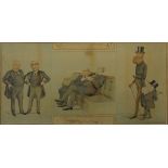 After Leslie Matthew Ward, 'Spy', British 1851-1922- Mixed Political Wares; chromolithograph, signed