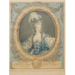 After Jean François Janinet, French 1752-1814- Marie-Antoinette d'Autriche Reine de France et de