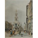 Thomas Shotter Boys NWS, British 1803-1874- The Strand and London from Greenwich; lithographs with