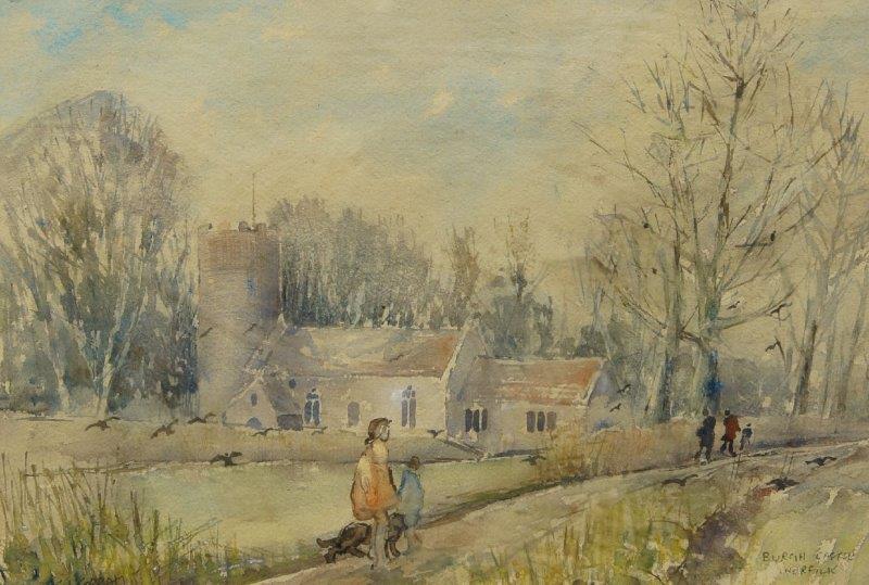 James Jerram, British school, mid-20th century- Off Greenwich; watercolour, signed 'J.H. Jerram', - Bild 3 aus 3