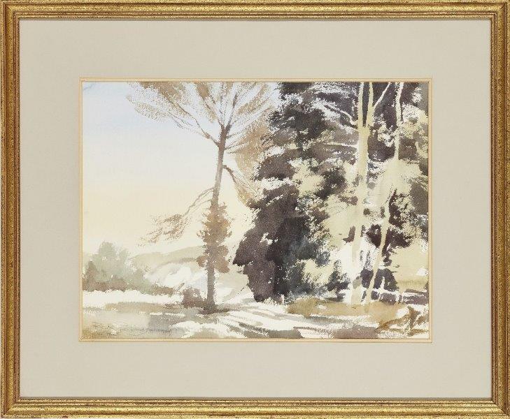 Roy Petley, British b.1950- Landscape with trees; watercolour on paper, signed lower left 'Roy - Bild 2 aus 3