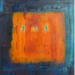 British/European School, late-20th/early-21st century- Untitled abstract; oil on canvas, 61 x 61