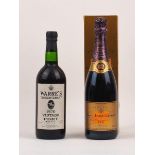 1995 Veuve Clicquot Ponsardin, Champagne, France, a single bottle, together with a single bottle
