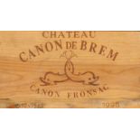 1996 Chateau Canon de Brem, Canon-Fronsac, France, twenty four bottles in two unopened wood