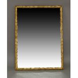 A 20th century giltwood mirror, with wheat leaf border, 85 x 63cmPlease refer to department for