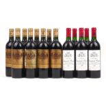 1986 Chateau Batailley Grand Cru, Pauillac, France, eight bottles, together with five bottles of