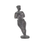 Nigel Konstam, British b.1932 - Standing female nude; aluminium, 15(H) x 4(W) x 4(D) (ARR) Please