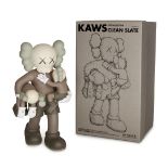 Property of a KAWS collector, KAWS, American b.1974- Clean Slate (brown), 2018; painted vinyl