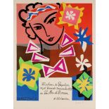 Henri Matisse, French 1869-1954- Madame de Pompadour, Pavillon de Marsan, 1951- lithograph in