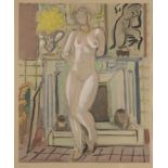 Henri Matisse, French 1869-1954- Nu devant la cheminée, c.1950; lithograph in colours on wove,