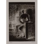 Henry Moore OM CH FBA, British 1898-1986- Seated Figure IV: Reverse Lighting [CGM 410], 1974;