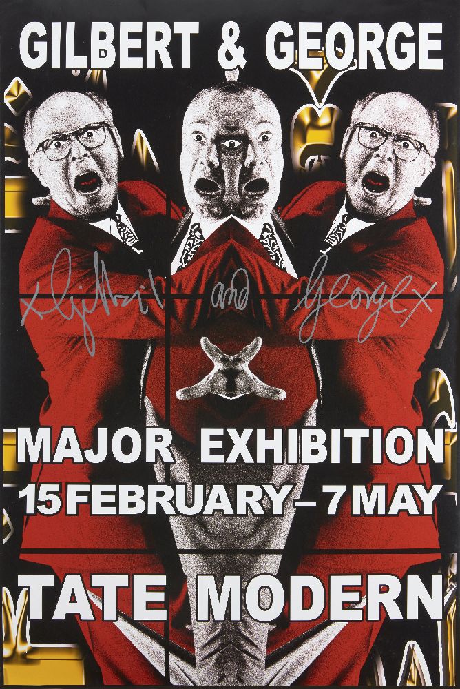 Gilbert & George, British b.1943 & b.1942- Major Exhibition Tate Modern, 2007; five digital - Image 6 of 7
