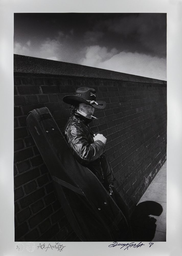 Hannah Domagala, British b.1976- Adam Ant in two poses; photographic prints on satin paper both - Image 2 of 3