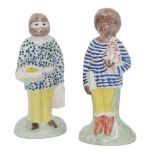 Grayson Perry CBE RA, British b.1960- Worker & Key Worker, 2022; two Staffordshire ceramic