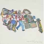 Sir Eduardo Paolozzi CBE RA, Scottish 1924-2005- Underground Design, Folio X, 1986; the complete