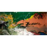 Gerhard Richter, German b.1932- Flow [P15] 2016; chromogenic print in colours diasec mounted on