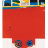 Allen Jones RA, British b.1937- London Bus, 1966; lithograph in colours on wove, signed, dated and