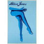 Allen Jones RA, British b.1937- ORIEL Gallery Poster, c.1975; screenprint poster in colours on wove,