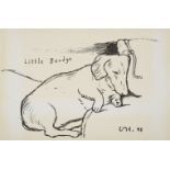 David Hockney OM CH RA, British b.1937- Little Boodge, 1993; offset lithographic poster on satin