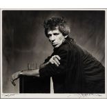 Bob Carlos Clarke, Irish 1950-2006- Keith Richards, 1986; gelatin silver print on photographic