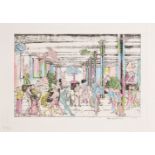 Sir Eduardo Paolozzi CBE RA, Scottish 1924-2005- Les Chants de Maldoror, 1992; etching with hand