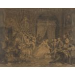 William Hogarth, FRSA, British 1697-1764- Marriage à-la-Mode; the complete set of six engravings