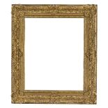 A Gilded Composition Louis XIV Regence Style Transitional Frame, mid-late 19th century, with cavetto