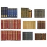 LITERATURE, approximately 100 volumes of late 18th, 19th and early 20th century literature,
