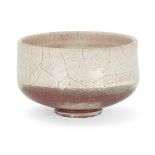 Ann Tsubota, a raku fired earthenware bowl, 2005, with incised monogram to base, 8.5cm high, 13.