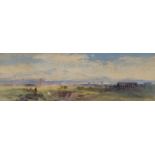 Thomas Miles Richardson RWS, British 1813-1890- Claudian Aqueduct, Campagna; Pencil and