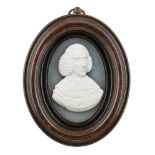 William Tassie, Scottish, 1777-1860, a white paste relief of John Corse D.D. (1713/4-1782),