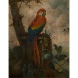 F W Baldry, British, early-mid 20th century- Study of a Macaw; oil on canvas, signed and dated 1925,