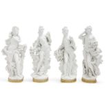 A set of four Royal Worcester porcelain figures of the Seasons, 1968, by Sir Arnold Machin (1911-
