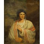 After James Northcote RA, British 1746-1831- Portrait of Edmund Kean; oil on canvas, 25.5 x21 cm