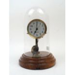 A battery-electric clock, by Barr Weedsport, NY, USA, early 20th century, the silvered dial with