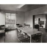 British School, mid-20th century- Modernist interior; gelatin silver print, 45 x 55cm together