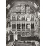 Attributed to Frederick Henry Evans, British 1853-1945- Church interior; gelatin silver print,