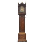 A George III mahogany longcase clock, by James Rawlins, London, late 18th century, the case with