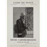 Henri Cartier-Bresson, French 1908-2004- Galerie Eric Franck Poster, 1983; offset lithographic